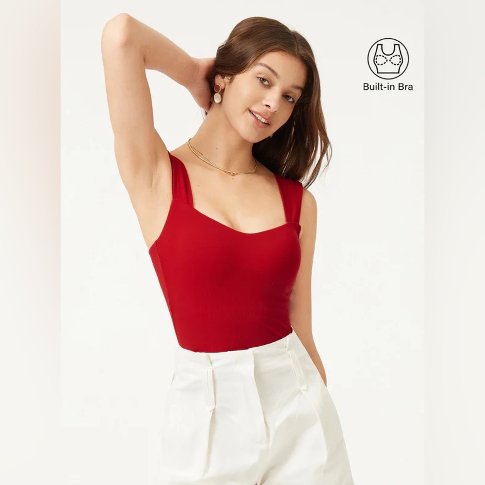 NWT- OGL Move Sweetheart Wide Strap Brami Tank Top